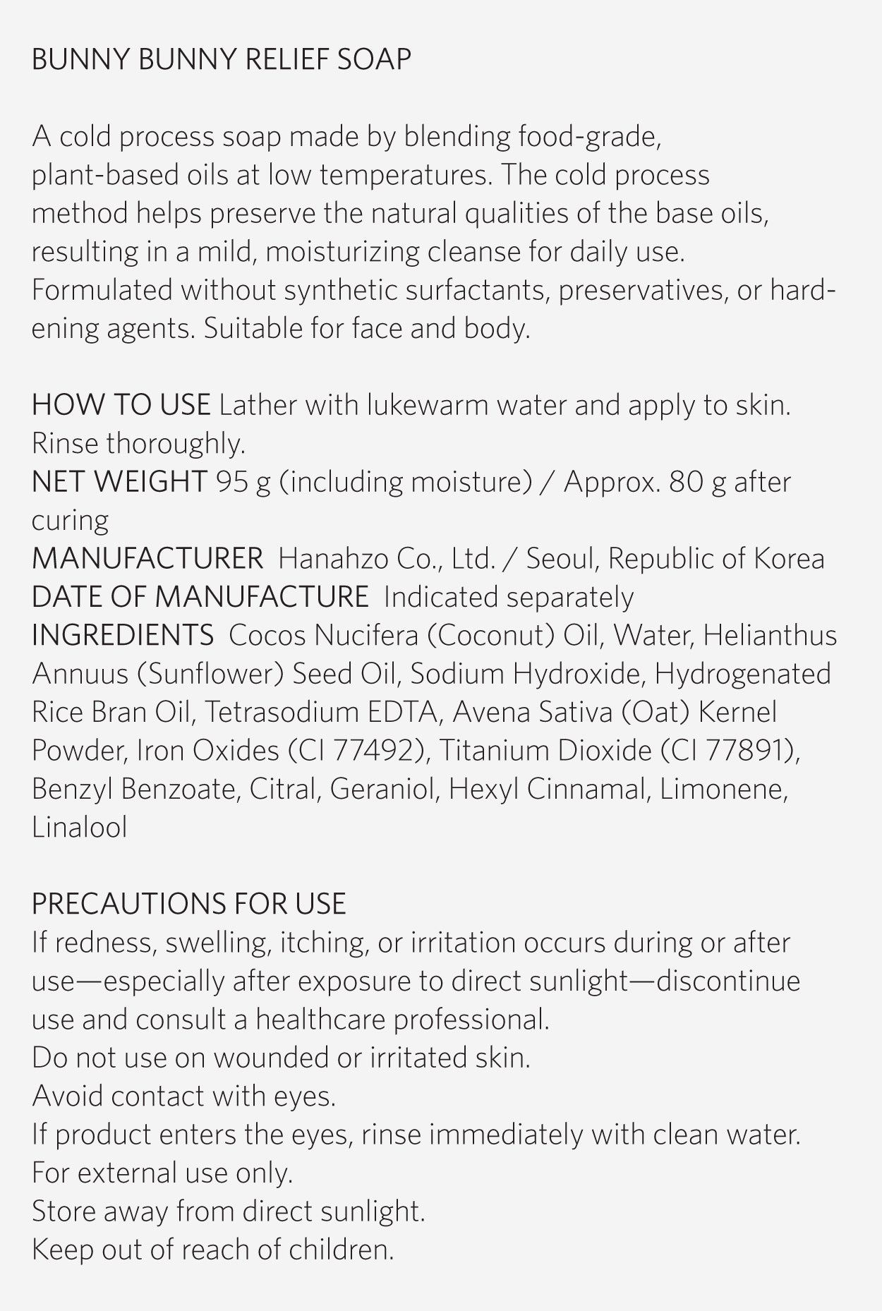 RELIEF SOAP & TOWEL SET - MINI