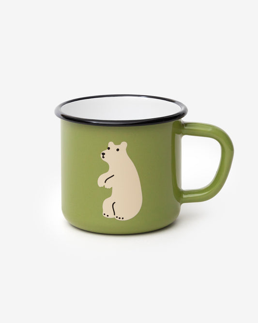 HUGGY BEAR OLIVE MUG CUP