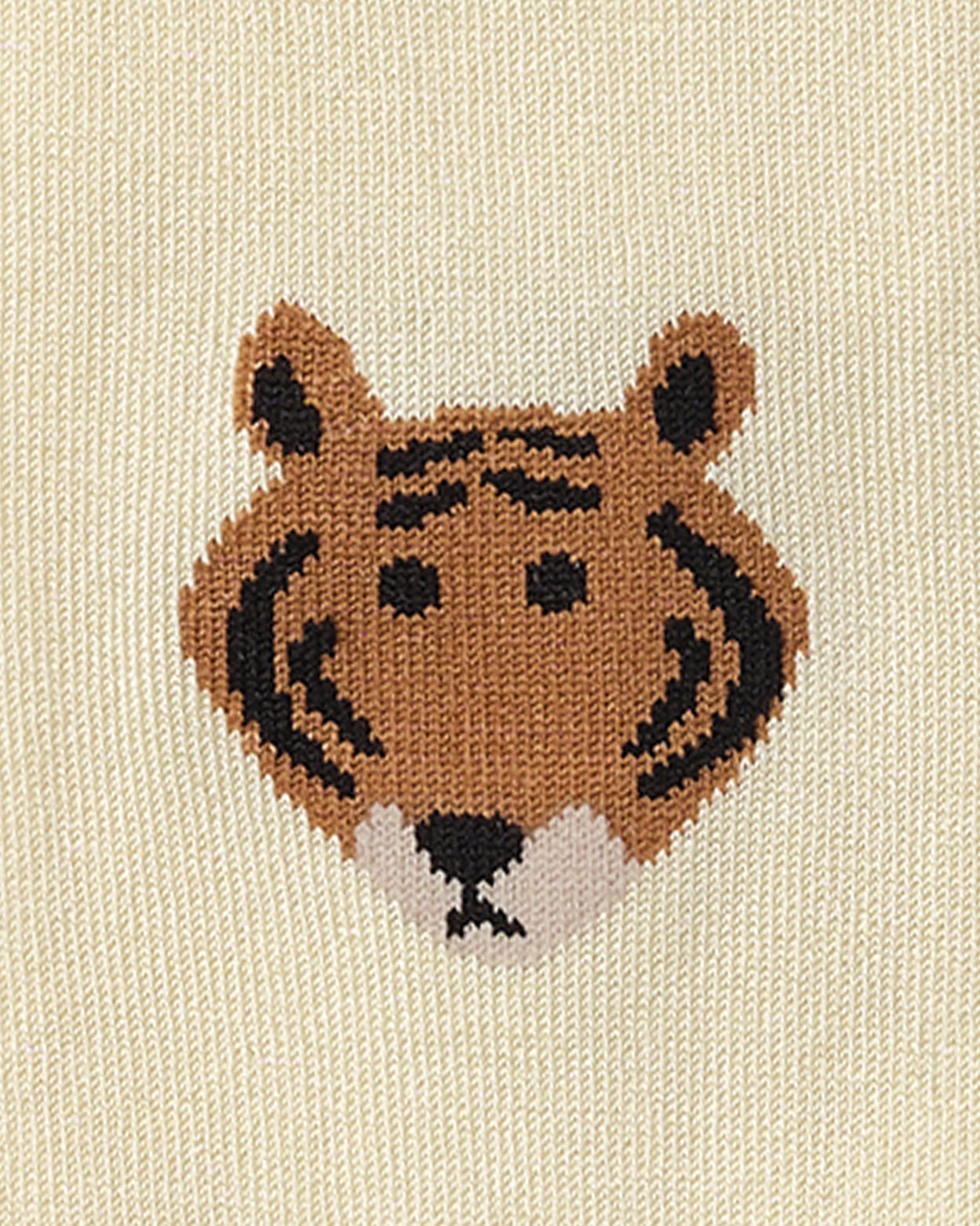 MEET TIGER SOCKS - IVORY
