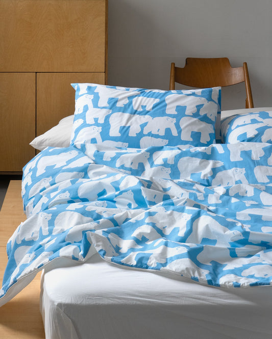 POLAR BEARS BLUE MODAL SUMMER COMFORTER