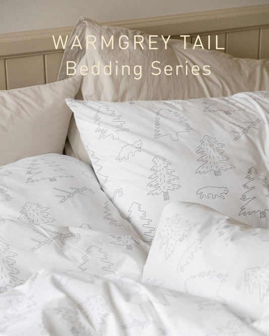 NORTH LAND WHITE DUVET COVER