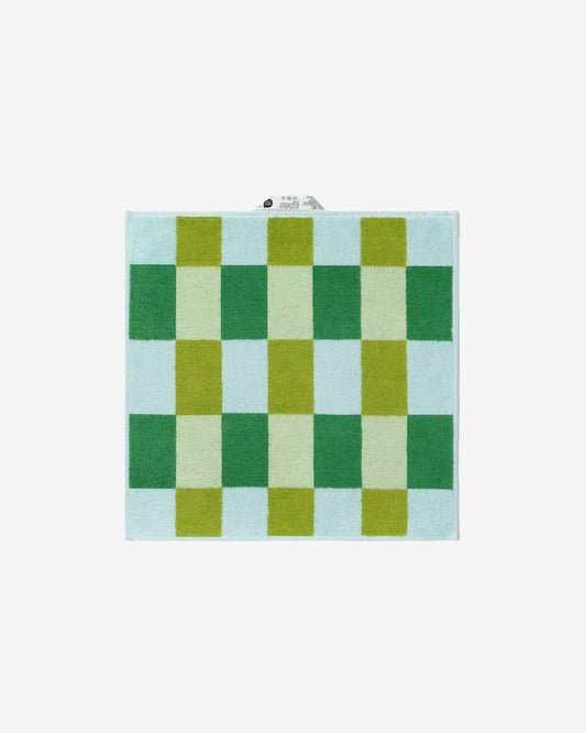 CHECK HAND TOWEL - GREEN GREEN