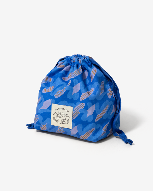 CORN FIELD STRING POUCH - BLUE