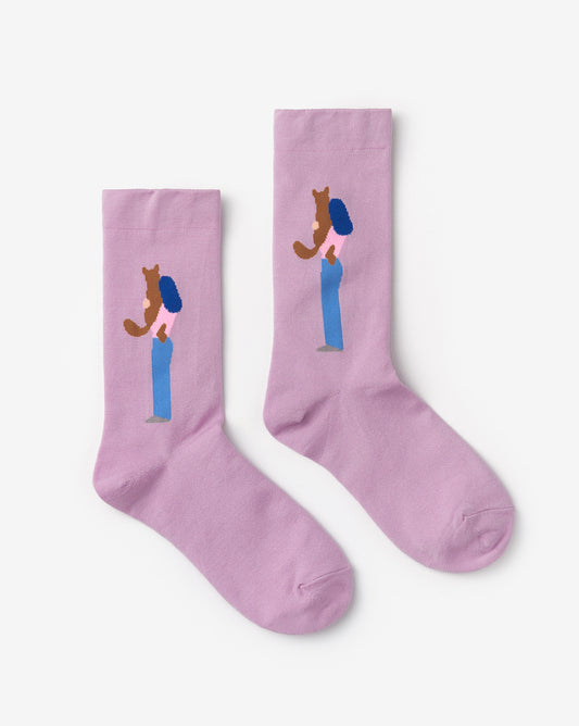 YOU & I SOCKS - PINK