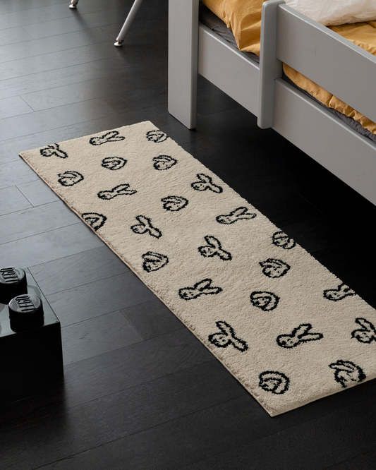 BUNNY BUNNY RUG - CREAM (140x45cm)