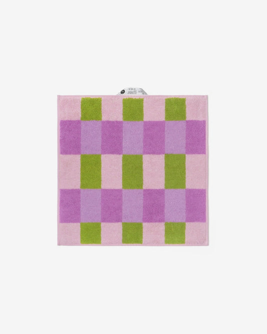 CHECK HAND TOWEL - PINK