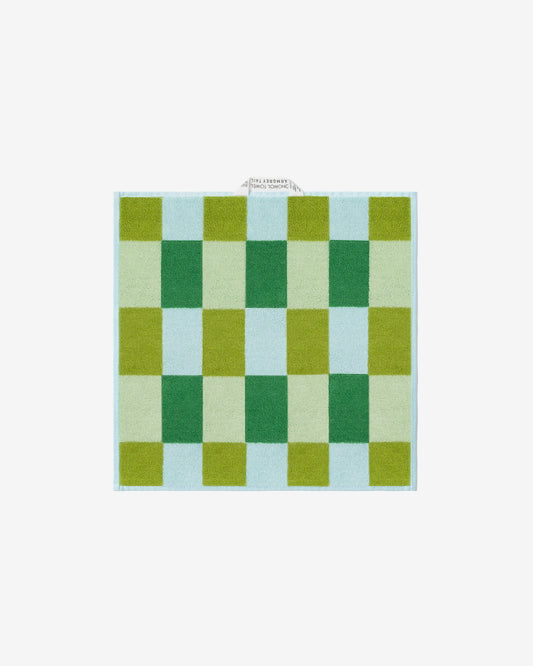 CHECK HAND TOWEL - GREEN GREEN