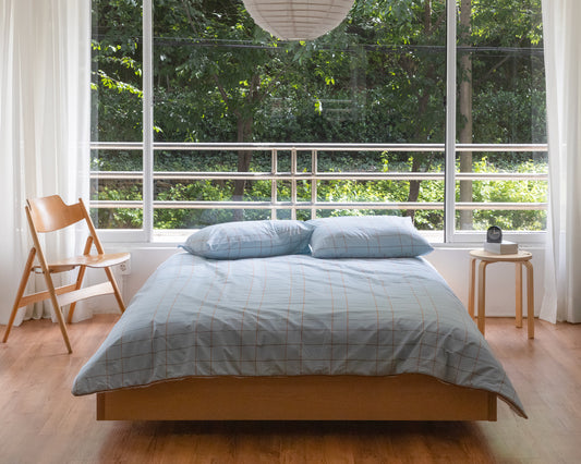 TILE PALE BLUE SUMMER COMFORTER