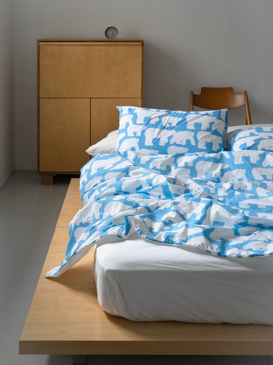 POLAR BEARS BLUE MODAL SUMMER COMFORTER