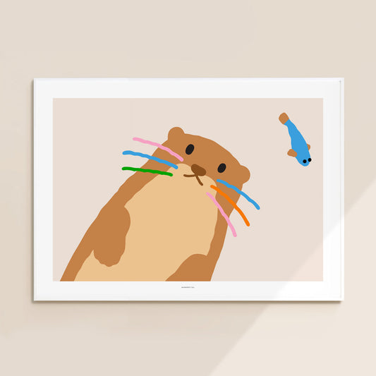 OTTER BEIGE POSTER