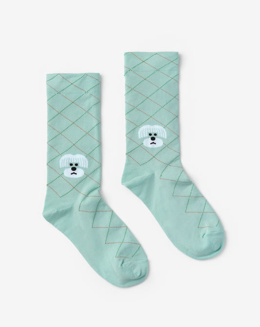 HAIR CUT SOCKS - MINT
