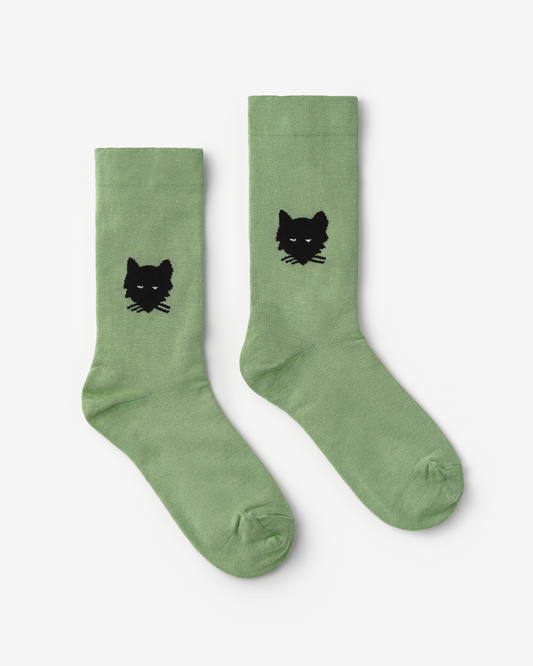 WOLF SOCKS - OLIVE