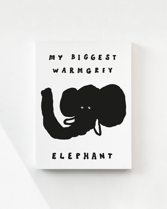 BIG FACE ELEPHANT CANVAS
