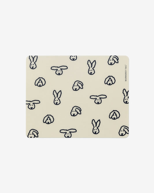 BUNNY BUNNY MOUSE PAD - IVORY