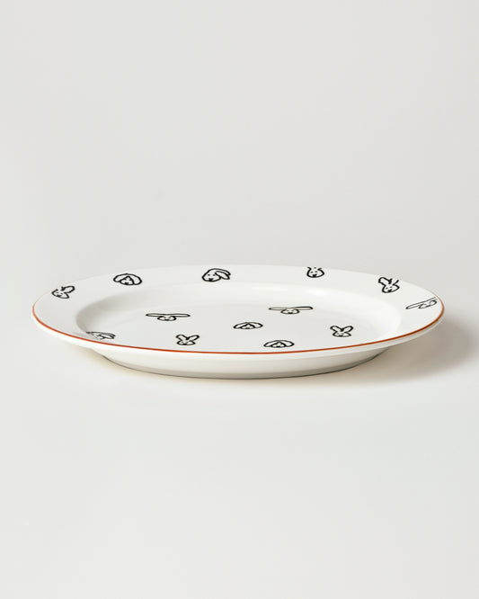 BUNNY BUNNY OVAL PLATE