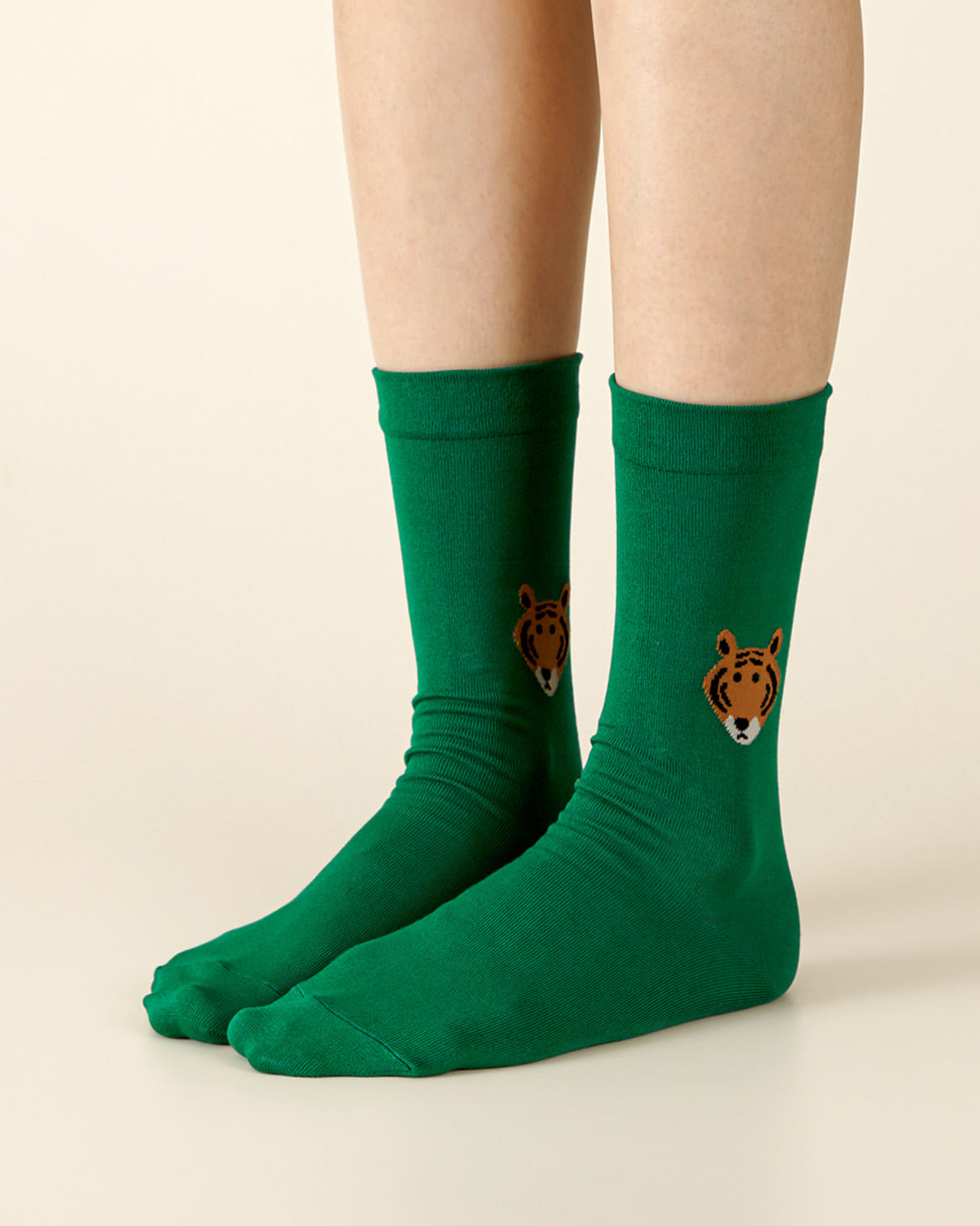 MEET TIGER SOCKS - GREEN