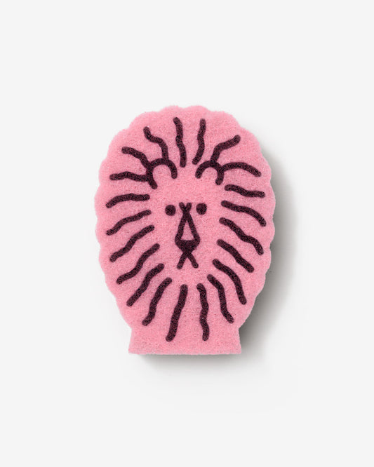 LION DISH SPONGE - BLACK