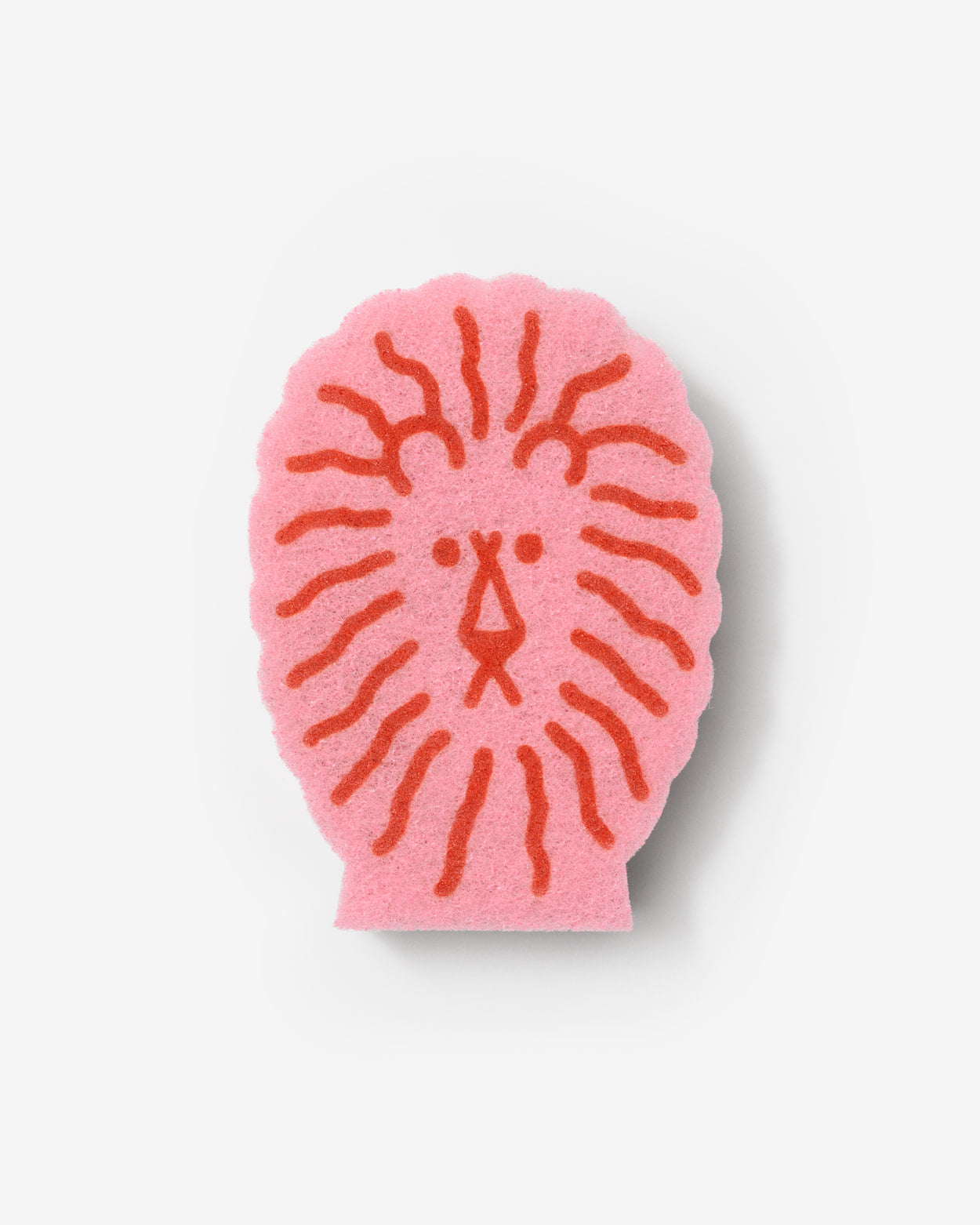 LION DISH SPONGE - RED – warmgreytail