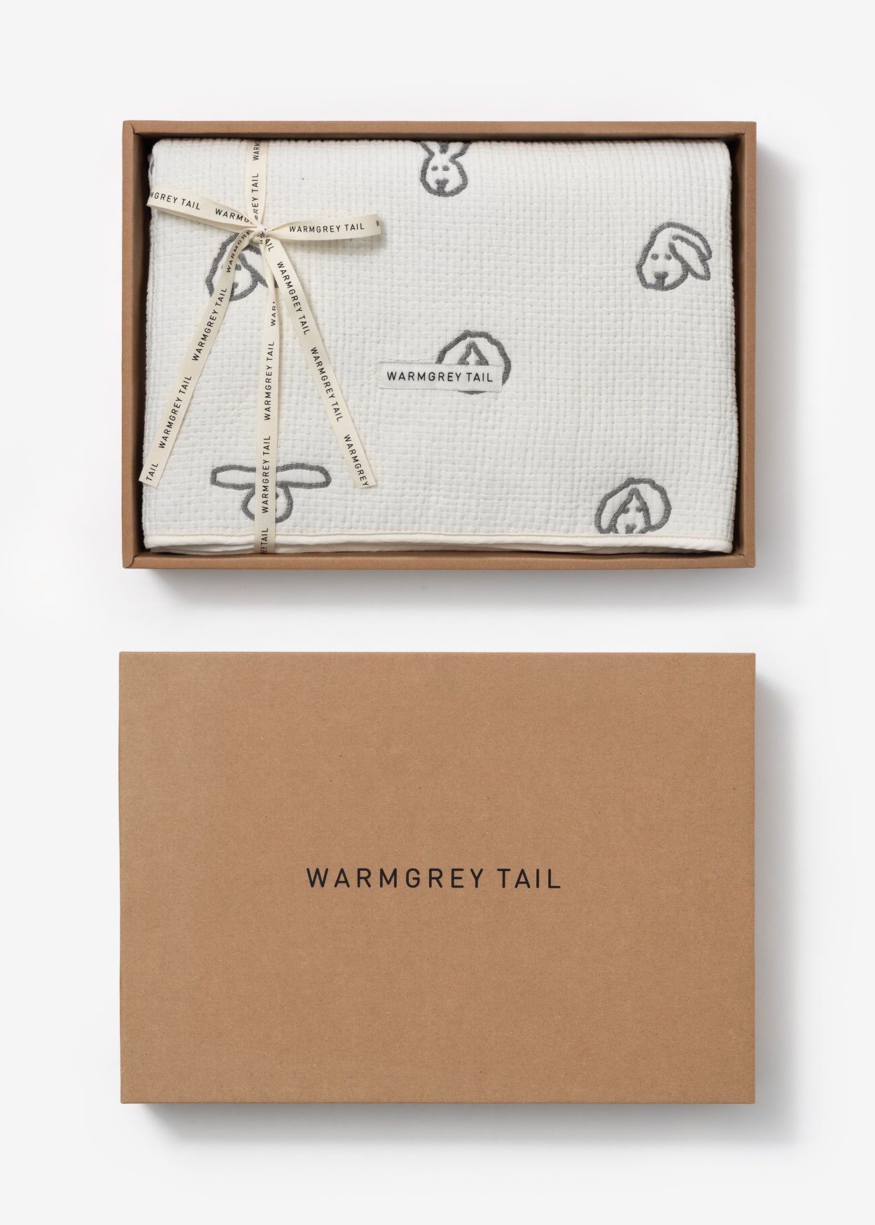 BUNNY BUNNY COTTON MODAL BLANKET (3colors)