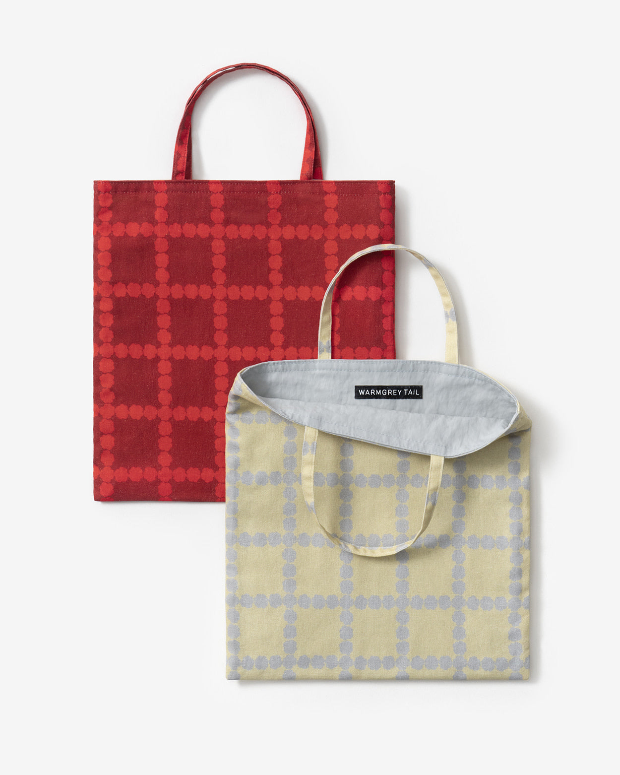BLOSSOM CHECK MINI BAG - RED