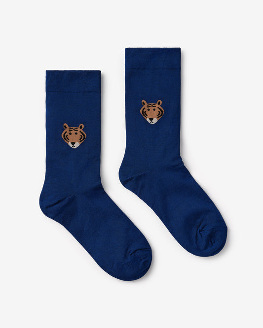 MEET TIGER SOCKS - BLUE