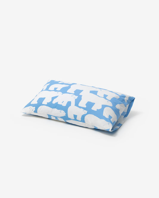 POLAR BEARS BLUE PILLOW CASE (2size)