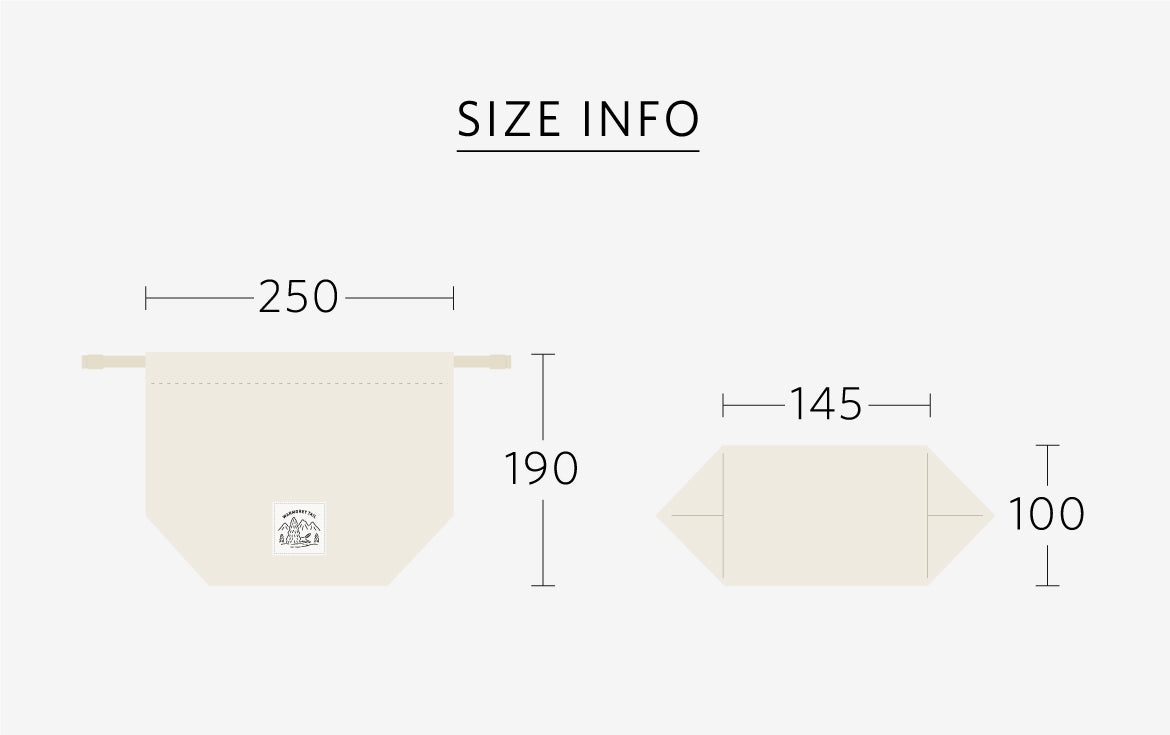 CORN FIELD STRING POUCH - BEIGE