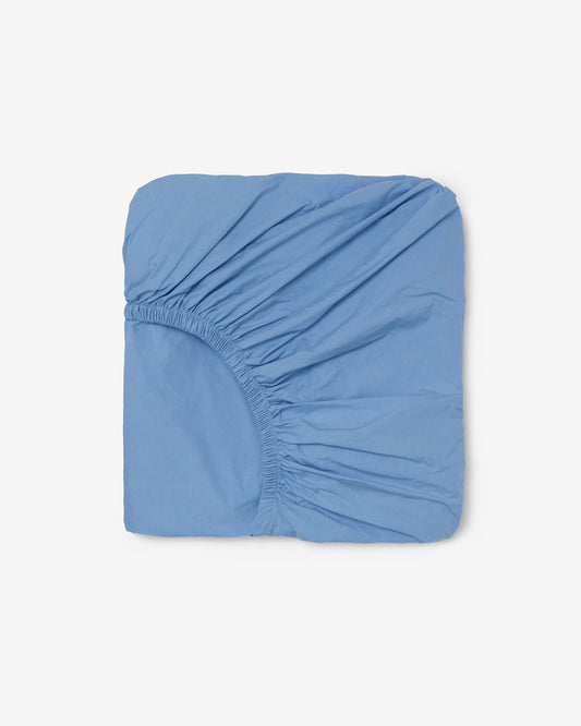 POWDER BLUE FITTED SHEET