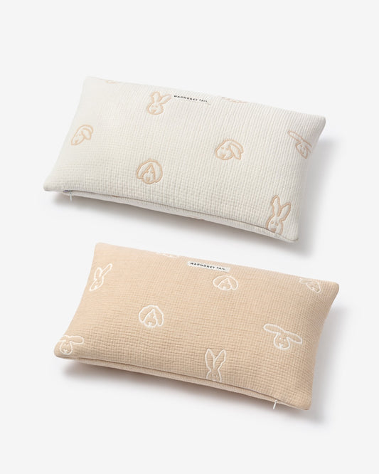 BUNNY BUNNY COTTON MODAL CUSHION & PILLOW CASE - BEIGE (2colors)