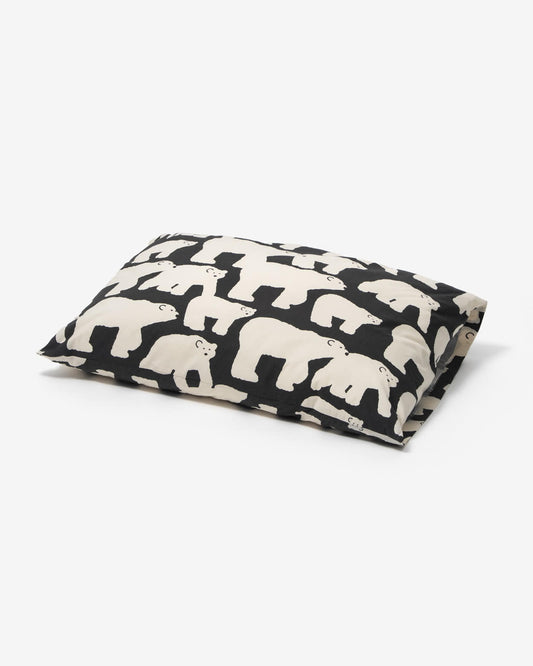 POLAR BEARS BLACK PILLOW CASE (2size)