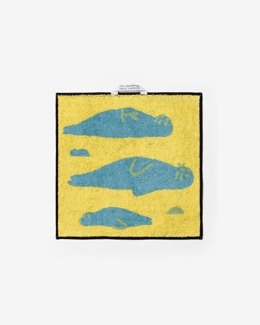 SEAL FRIENDS HAND TOWEL - BLUE