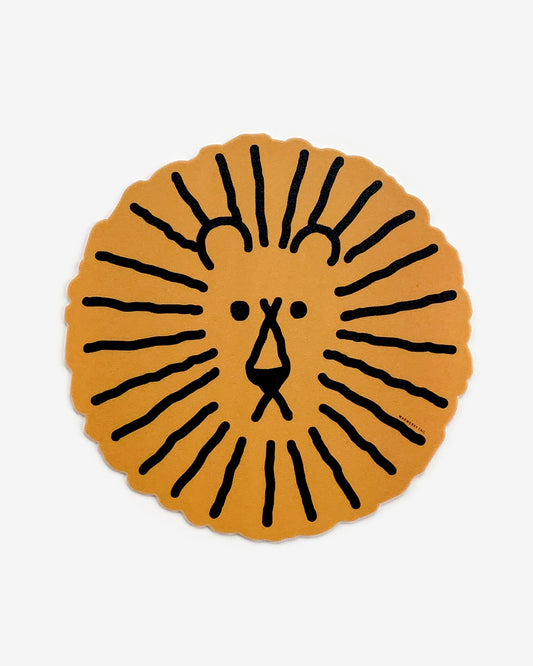 LION MOUSE PAD - BROWN
