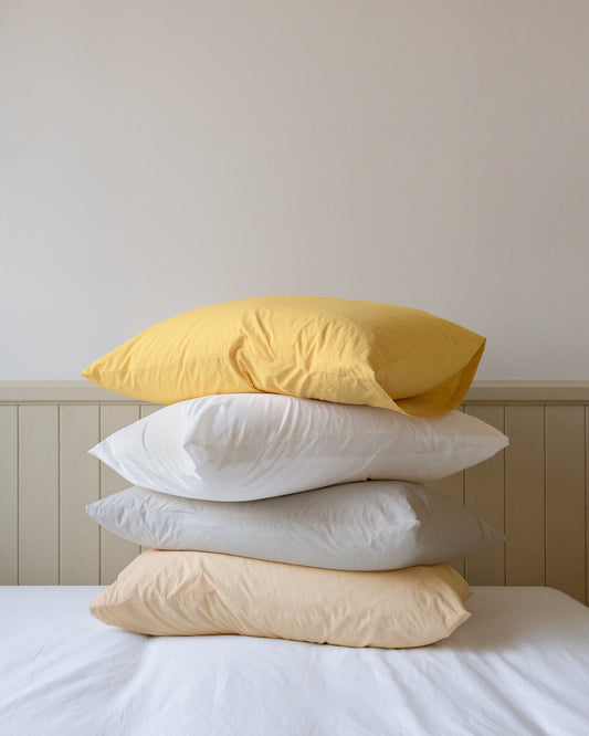 SOFT YELLOW PILLOW CASE (2size)