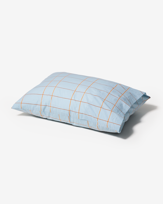 TILE PALE BLUE PILLOW CASE (2size)