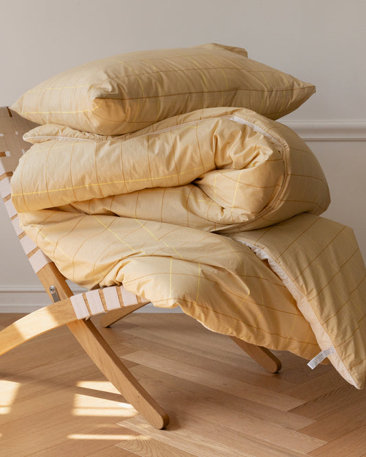 TILE SAND YELLOW PILLOW CASE (2size)