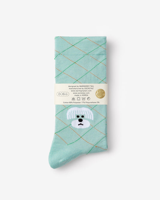 HAIR CUT SOCKS - MINT