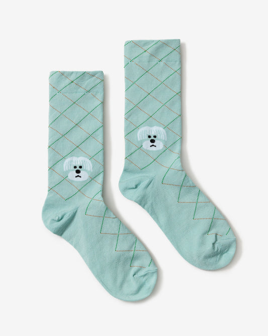 HAIR CUT SOCKS - MINT