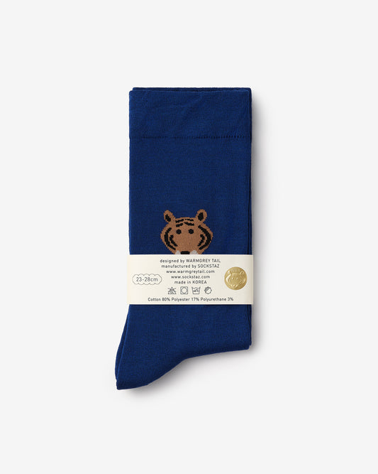 MEET TIGER SOCKS - BLUE