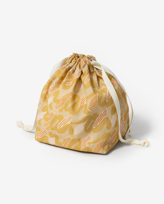CORN FIELD STRING POUCH - BEIGE