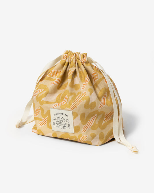 CORN FIELD STRING POUCH - BEIGE