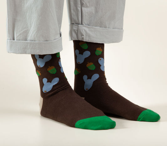 DOTORI LIFE SOCKS - BROWN