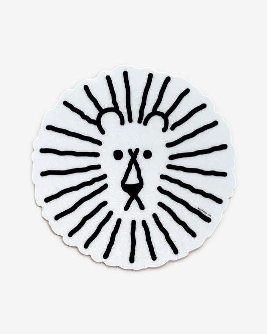 LION MOUSE PAD - WHITE