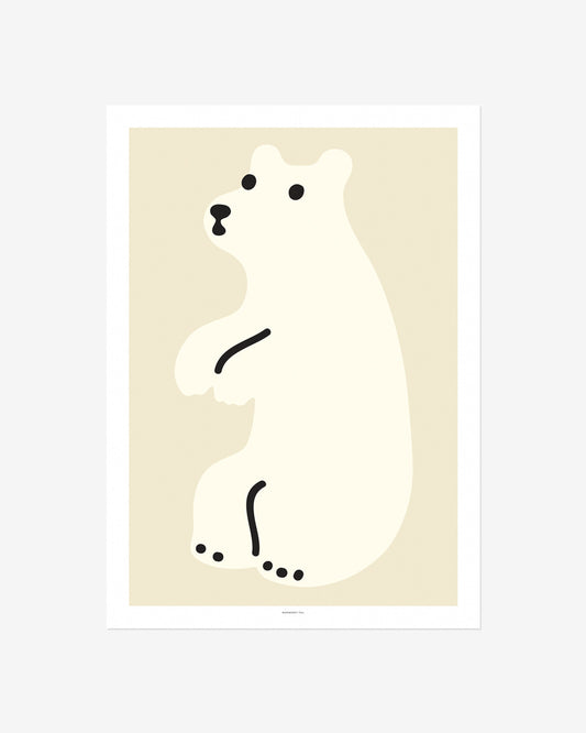 HUGGY BEAR CREAM POSTER
