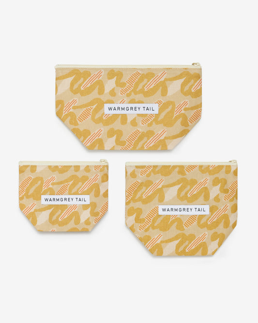 CORN FIELD STANDING POUCH - BEIGE (3size)