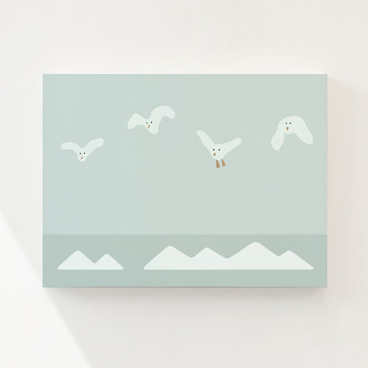 FLYING SEAGULLS CANVAS