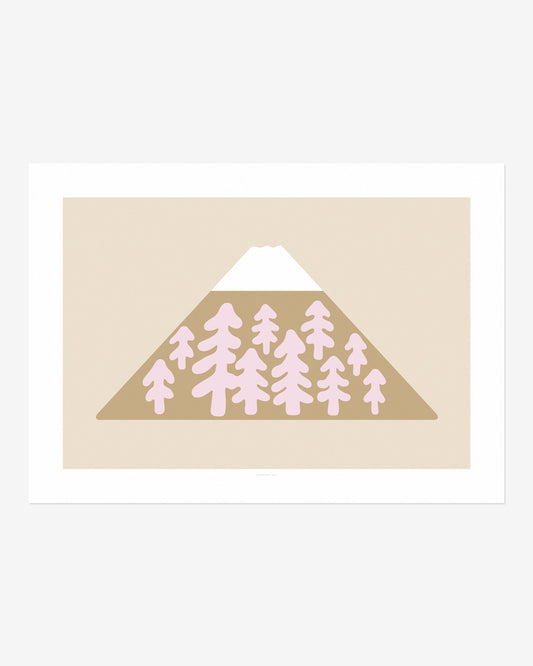 SNOW PEAK - BROWN POSTER