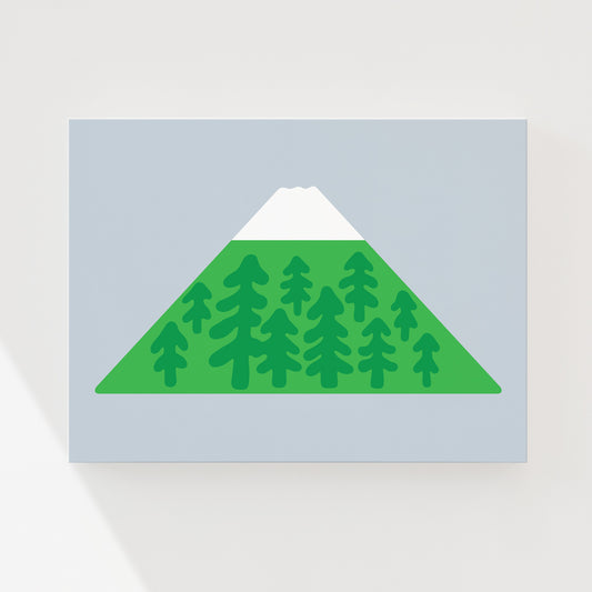 SNOW PEAK LIGHT BLUE CANVAS