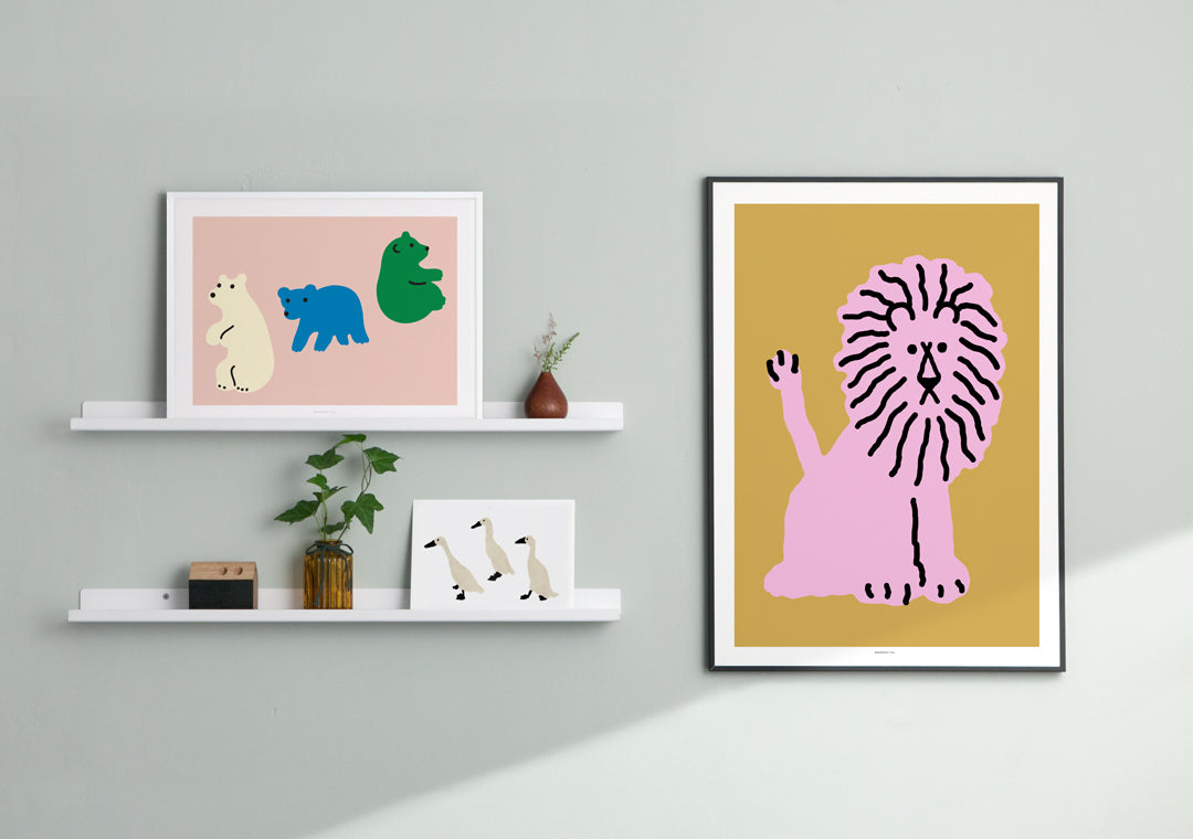 LION CORAL POSTER