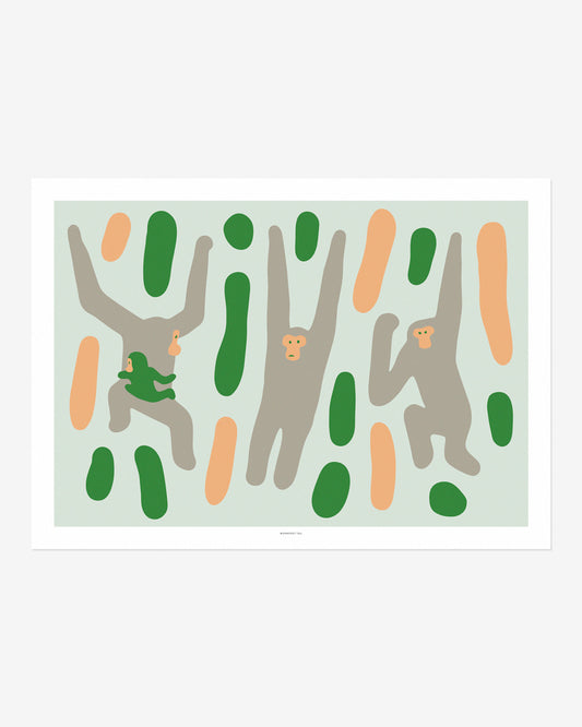 MONKEY JUNGLE POSTER
