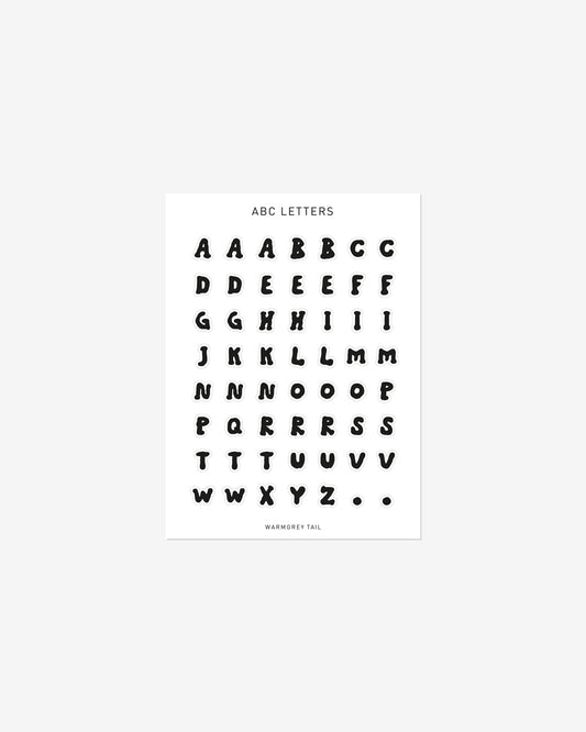 ABC LETTERS STICKER